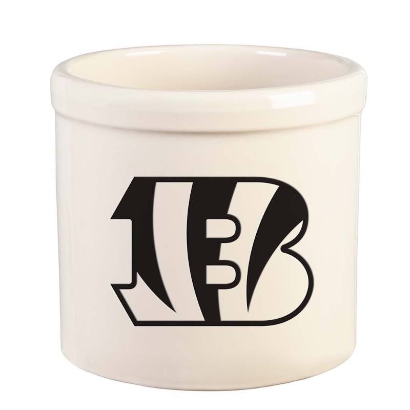 NFL Team Logo Stoneware Crock - Cincinnati Bengals